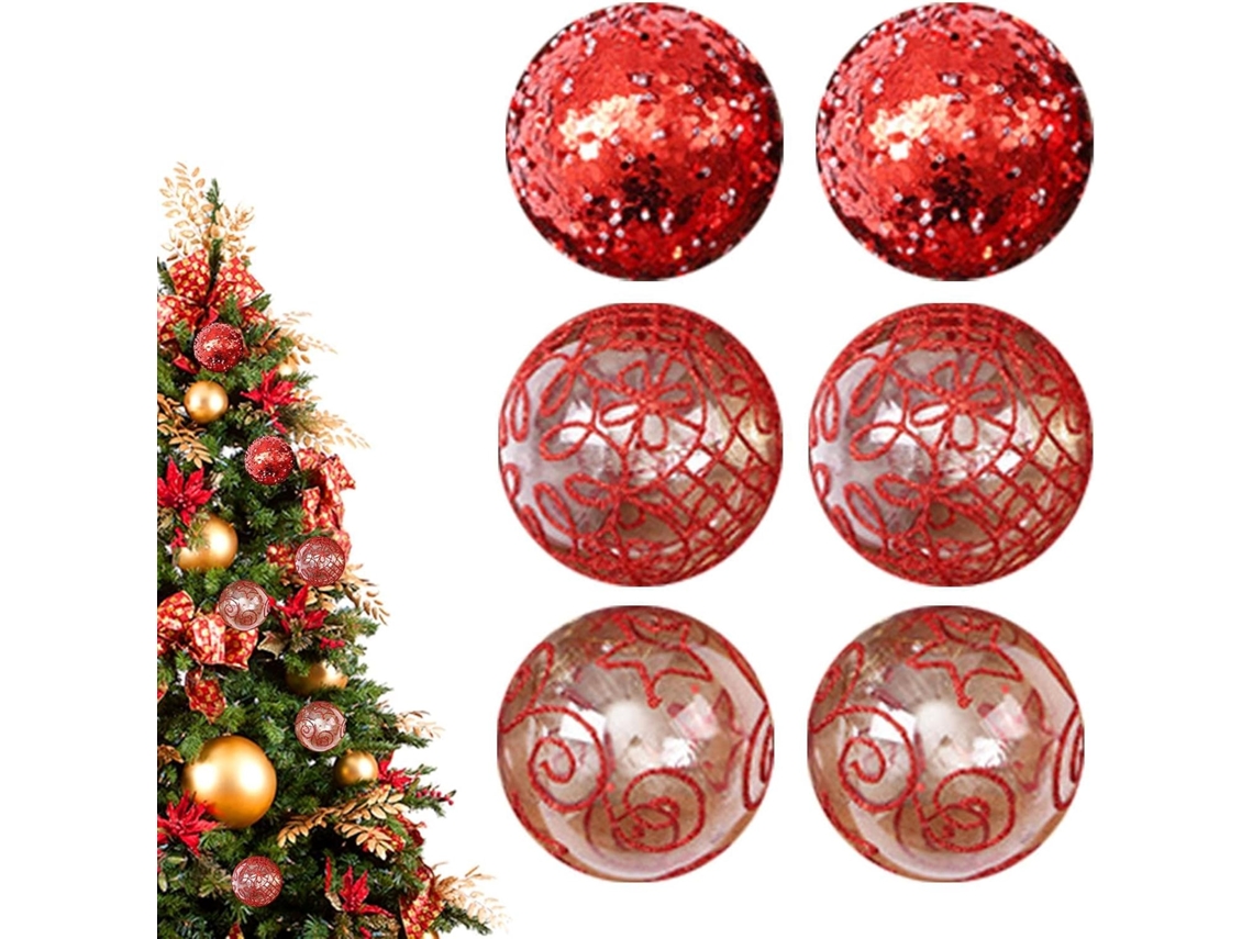 Conjunto De Bolas De Natal Decorativas Para Pendurar |
