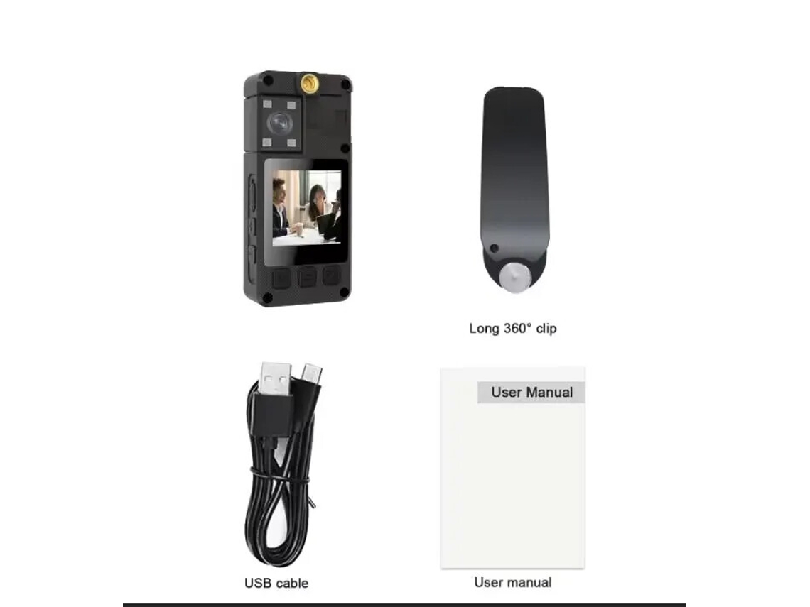Mini Câmera Corporal Esportiva Dvgravador De Vídeo Com Detecção De Movimento E Câmera Pequena SUNNY SPACES