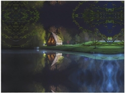 Colcha de Flanela com Estampa Moderna Chalet By The Lake Macia e Quente Ideal para Sofá Quarto 101 6 X 76 2 Cm