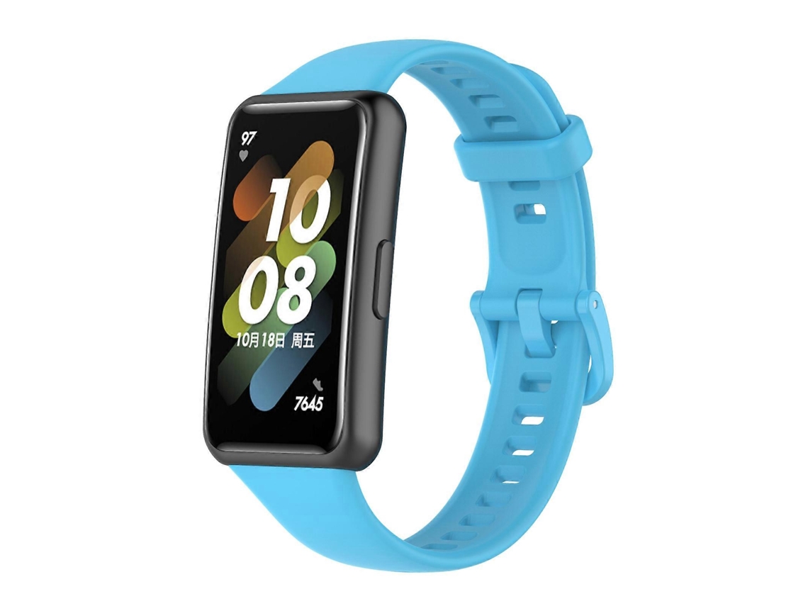 Pulseira De Silicone De Cor Sólida Para Huawei Band 7