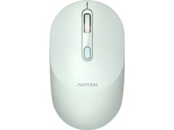 Rato MITSAI Portable (Wireless - Casual - 1600 dpi - Verde)