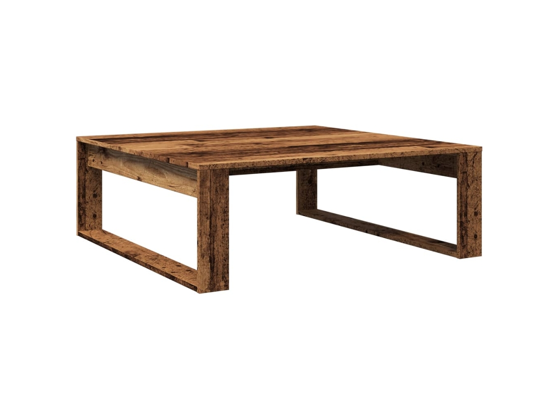 Coffee Table, Coffee Tables Vidaxl Marrom Madeira Processada (100 X 100 Cm)