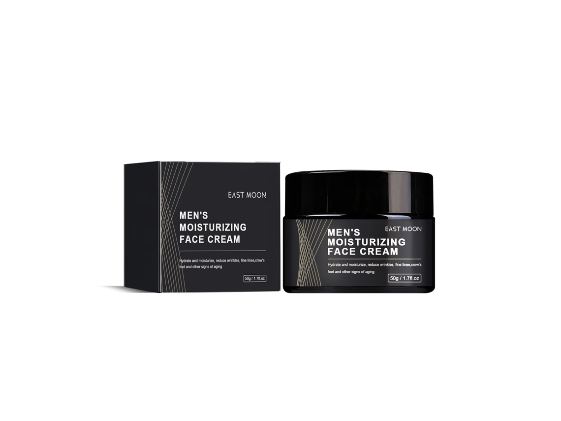 Creme Antirrugas Masculino East Moon, Cuidado Facial Que Hidrata e Reduz Linhas Finas LAXISCREED