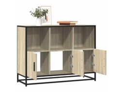Vidaxl Aparador 100x35x76 Cm Derivados De Madeira Carvalho Sonoma
