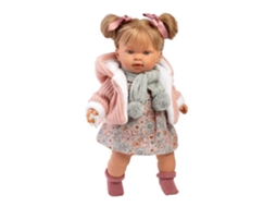 Boneca Alexandra com Casaco e Cachecol 42 cm LLORENS (Idade Mínima: 3 anos)