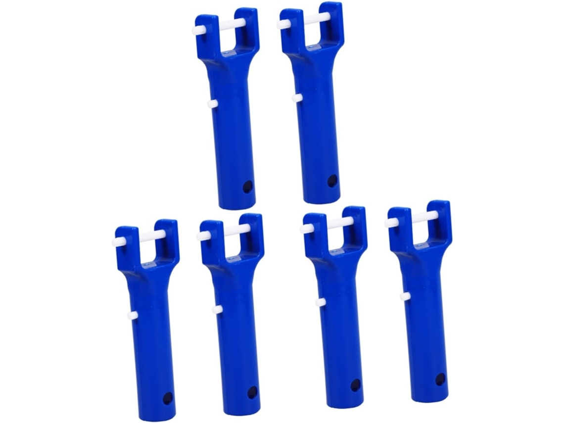 Kit de 6 Ventosas Moldadas Inoomp para Limpeza de Piscinas Acessório Universal para Remover com Eficiência Sujeira e CHABERLU