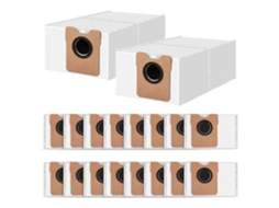 Pacote Com 18 Sacos De Pó Para Aspirador Robô Omni C20, Sacos De Aspirador De Grande Capacidade, Descartáveis.