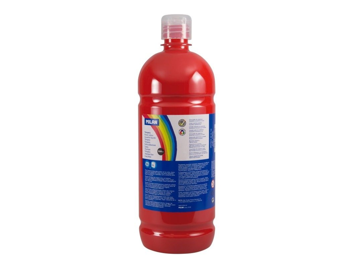 Garrafa Tempera MILAN (Vermelhão - 1000ml)