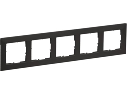 Moldura Seano 5 vias em 765475 na cor antracite lacado 5 Legrand (765475)