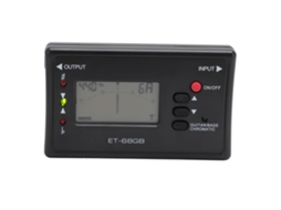 Tuner Metrônomo Digital Profissional 3 em 1 435 445hz Gerador de Tonos para Guitarra Baixo Et 68gb