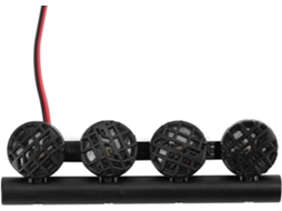 Luz de Teto Led para Crawler Car / Scx10 / 10 Rc, Acessório Estiloso e Holofote SFUSHOS (4 Leds)