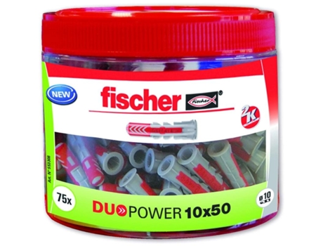 Estuche 75 Tacos Duopower 10x50 553308 Fischer Fischer Anclajes