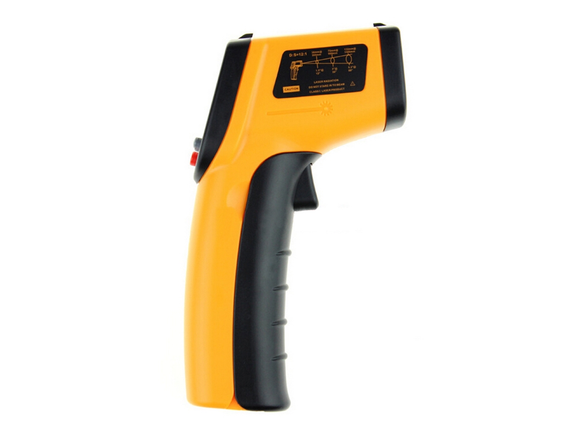 Pistola De Temperatura Infravermelha Medição Rápida 14,5x8x3,5cm Tommy01