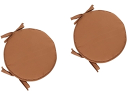 Conjunto De 2-almofadas Para Chaise Bistro, Assento De Sala Estar, Almofadas Redondas E Retangulares, Almofada