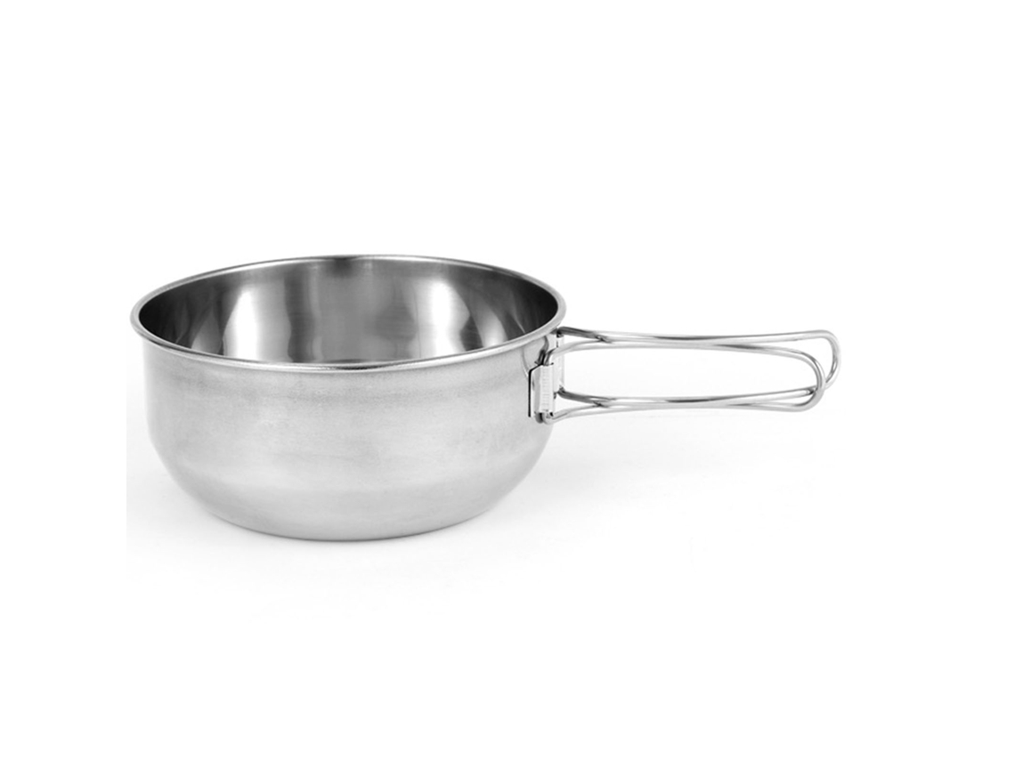 Tigela de Sopa Plegable Acero Inoxidable 700ml Camping