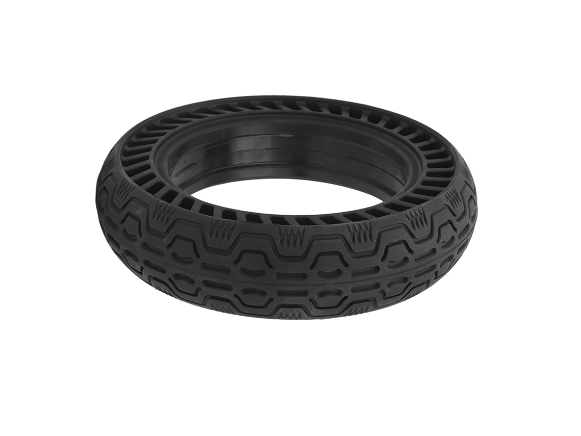Pneu De Patinete Elétrico 10x2.5-6.5 Borracha Com Aderência Forte E Absorção De Impacto Peça De Reposição