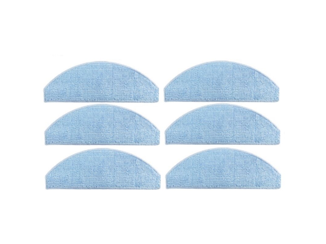 Conjunto de 6 Panos Limpeza para Aspirador Robô G2, Peça de Reposição, Acessórios de Limpeza Doméstica BRILVIBERA