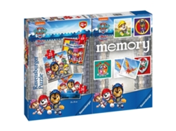 Pacote de memória Paw Patrol e quebra-cabeça triplo PATRULLA CANINAN