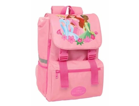 Mochila escolar princesa rosa da Disney (18,5 x 41 x 15 cm)