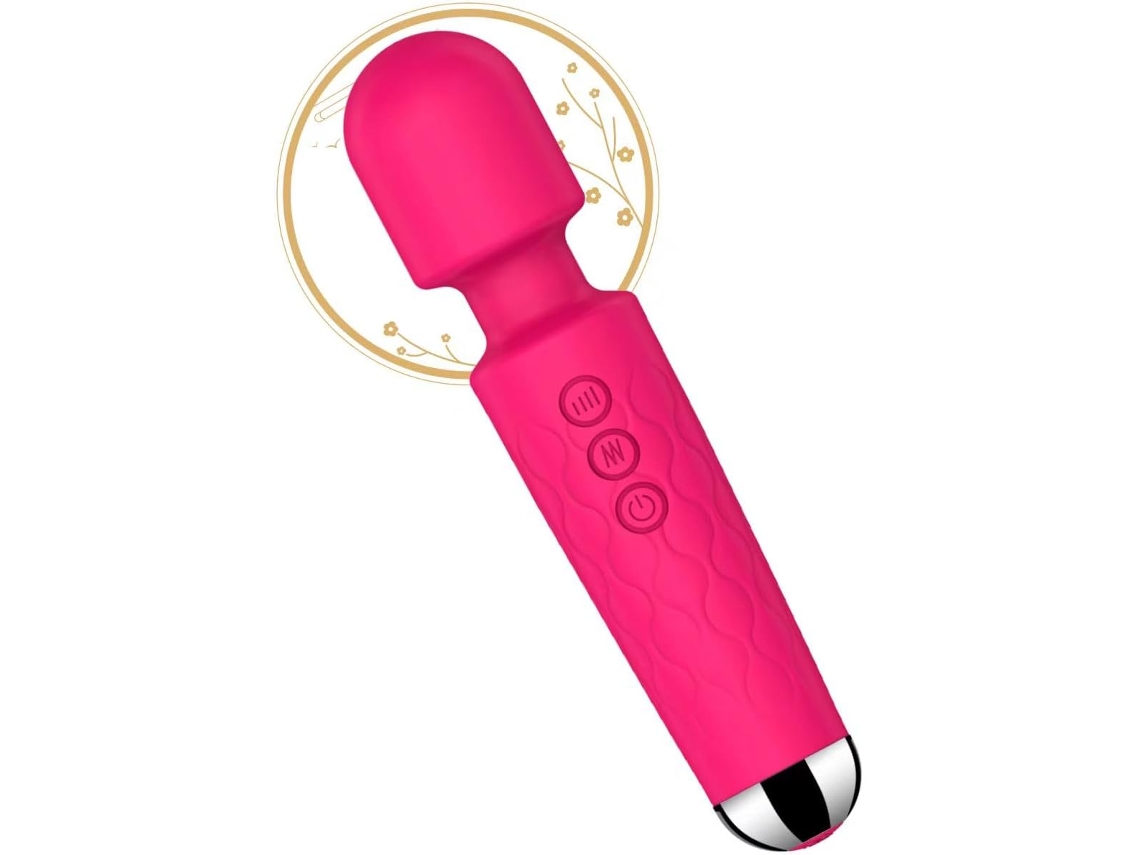 Vibrador De Alta Frequência Com Cabeça Dupla, Massajador Vibrador Com 8 Velocidades E 20 Frequências, Brinquedo Adulto Potente Para Mulheres
