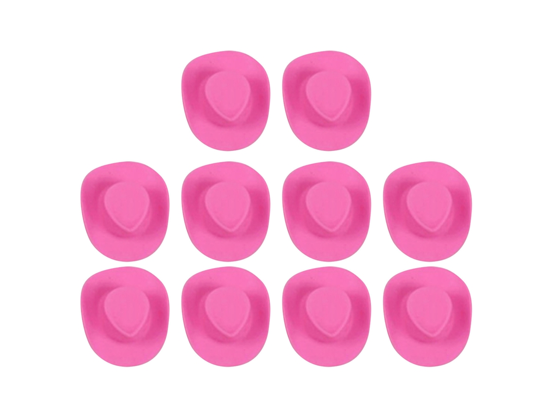 Laxiscreed Conjunto De 10 Chapéus De Cowgirl Rosa Pequenos Para Festas E Diversão