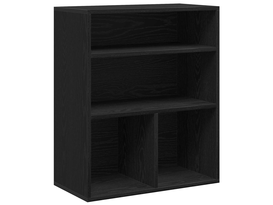 Estante Preto 60x30x71,5 Cm Derivados de Madeira MAISON EXCLUSIVE