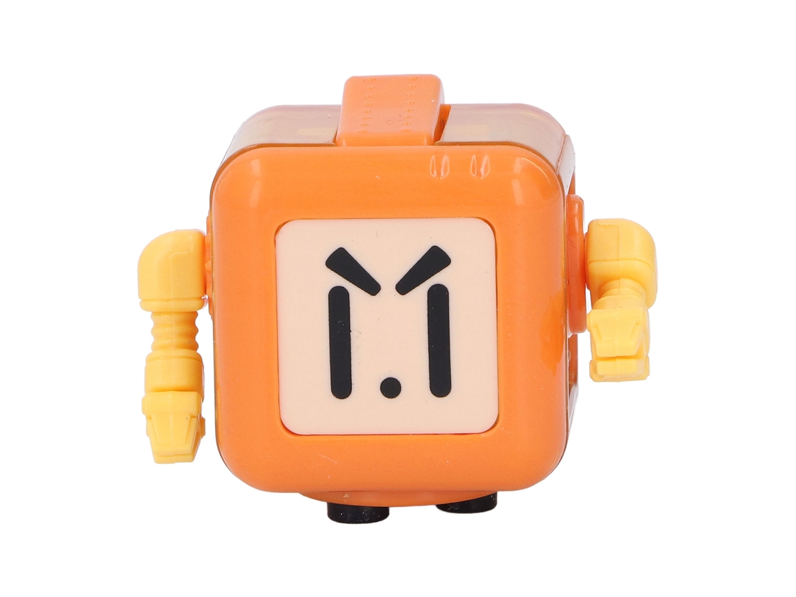 Ats juguete Antiestrés Robot para Dedo Compacto e Portátil Juguete Fidget Robot Laranja para Casa e Viagens