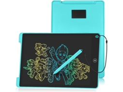 Brinquedo Infantil Para Meninos De 2, 3, 4, 5 E 6 Anos, Quadro Desenho Azul 30 Cm Com Borracha Educativo Crianças Ideal Aniversá Aquaforge