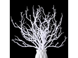 Galhos Pequenos de Manzanita 35 Cm , de Plástico, Galhos Artificiais, Galho Artificial em Forma de Chifre BRILVIBERA (13, 8 Polegadas)