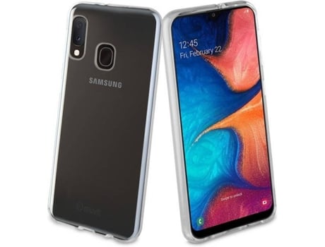 Capa Samsung Galaxy A20 MUVIT Cristal Soft Transparente | Worten.pt