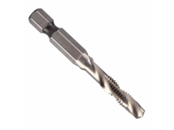 Conjunto De Brocas Combinadas Aunmas Hss M6 X 1com Haste Hexagonal, 2 Peças, Broca Autocentrante E Macho Para Metais