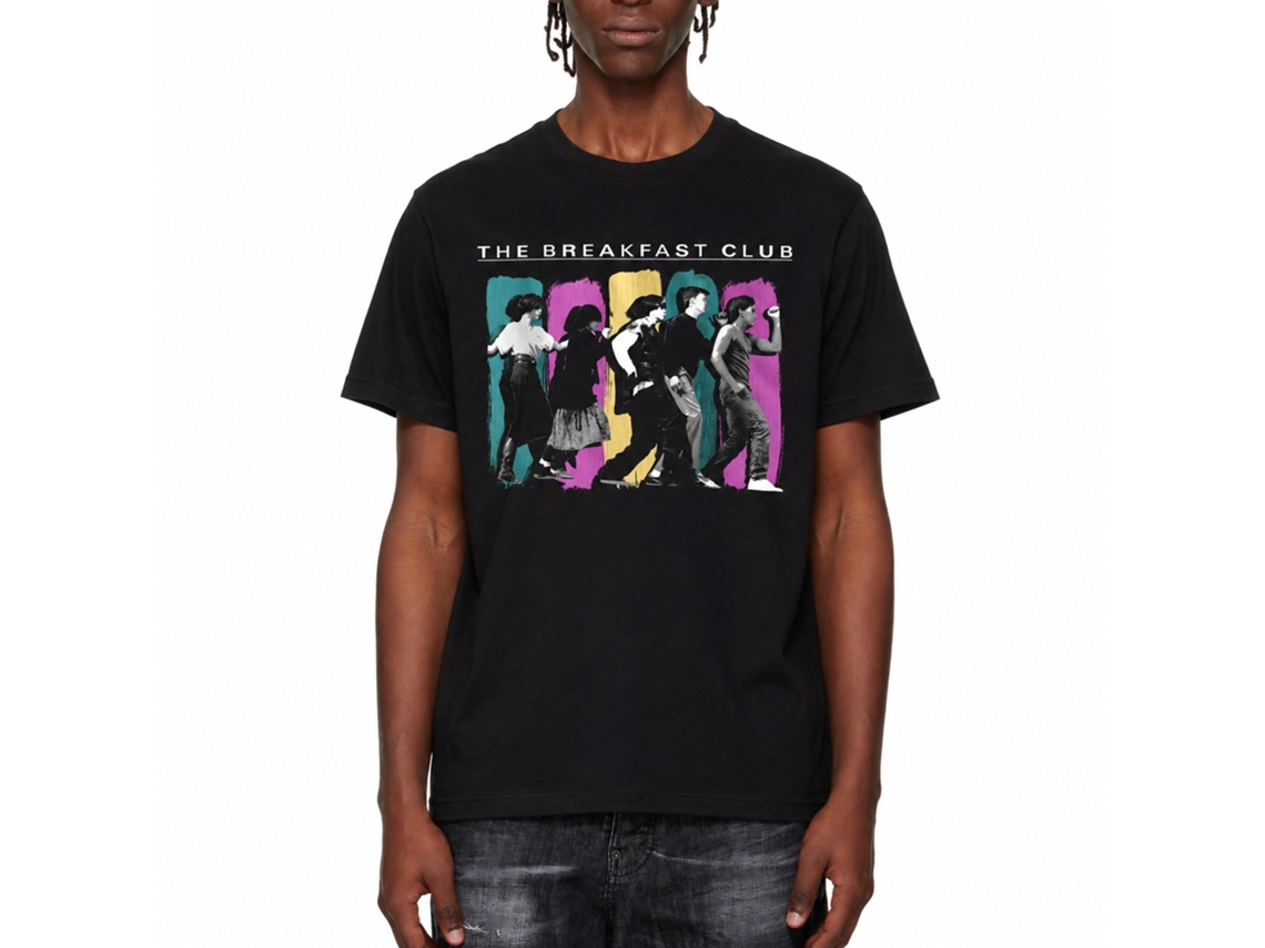 Rockinstone Breakfast Club Movie Breakdance Live Black Adult T-shirt Size:xl