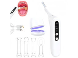 Removedor Cálculos Amígdalas 3 Níveis Sucção,led, 4 Pontas Silicone, para Mau Hálito Branco HEXINYIGJLY