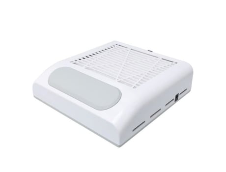 Coletor de pó para unhas - RUNFON - Coletor de pó para unhas 80W - Branco - Pó para unhas RUNFON