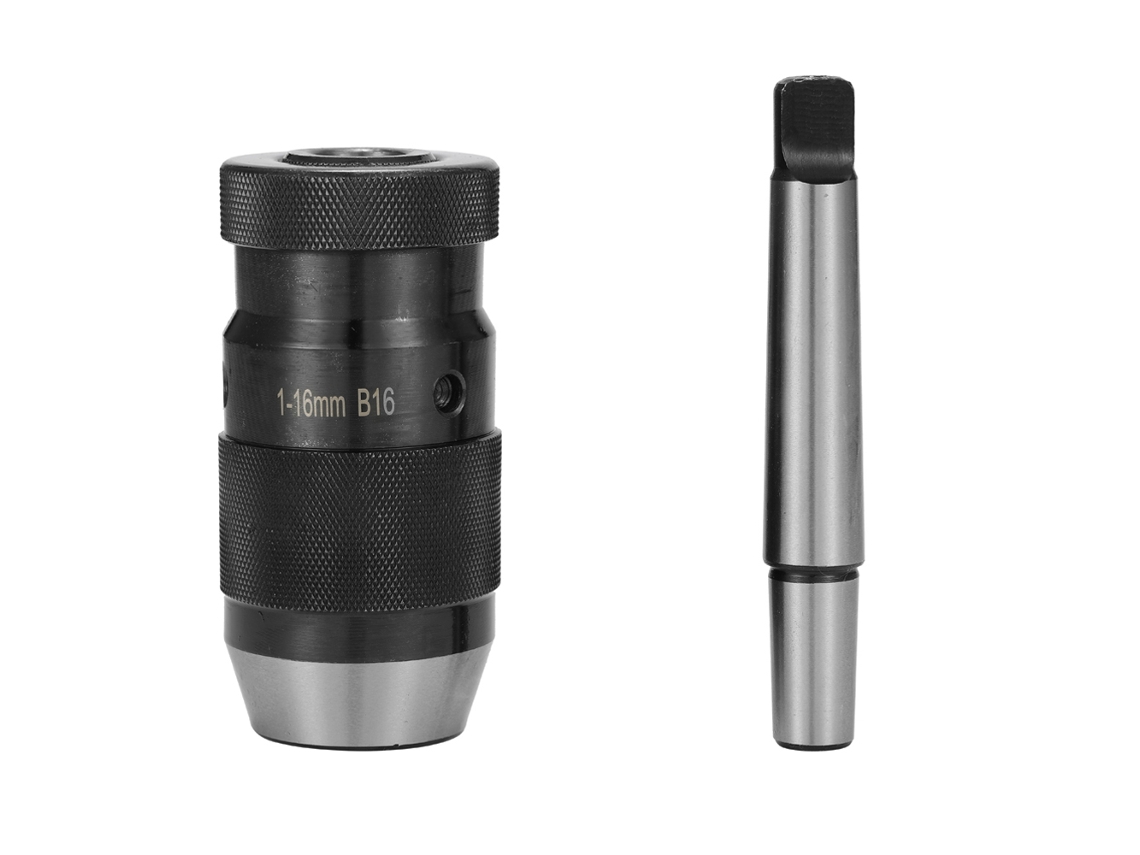 Mandril De Broca Com Cabo Tipo Mt-b16, Faixa De Fixação 1-16mm, B16 Mt2, Autoajustável Para Torneiras E Máquinas De Brocar