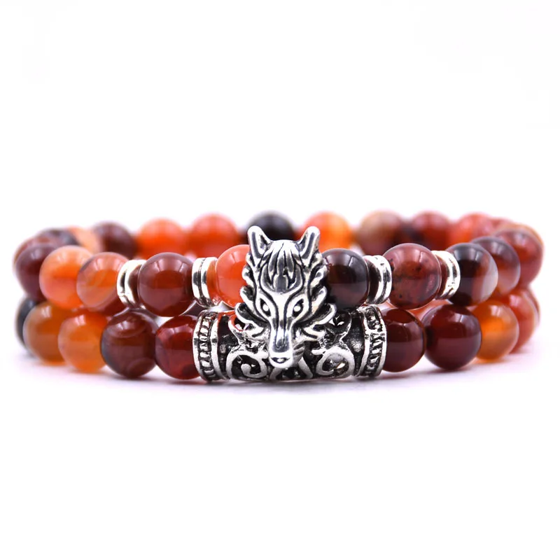 Conjunto De Pulseiras Elásticas Com Cabeça De Dragão
