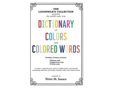 Livro The Dictionary of Colors and Colored Words de Peter Isaacs (Inglês - Capa Dura)