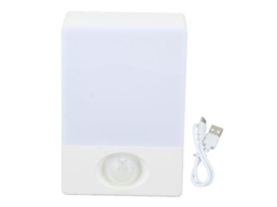 2026 luz Noturna Led com Sensor de Movimento Recarregável Econômica em Energia 4000k Pequena Lâmpada de Mesa, Mesa de Cabeceira e Corredor