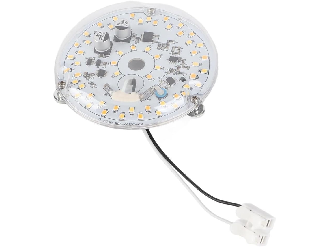 Kit de Substituição de Lâmpada LED 18w com 4 Polegadas 3cct Dimerizável Para Ceto Ventilador 120v Casa E Escritório.