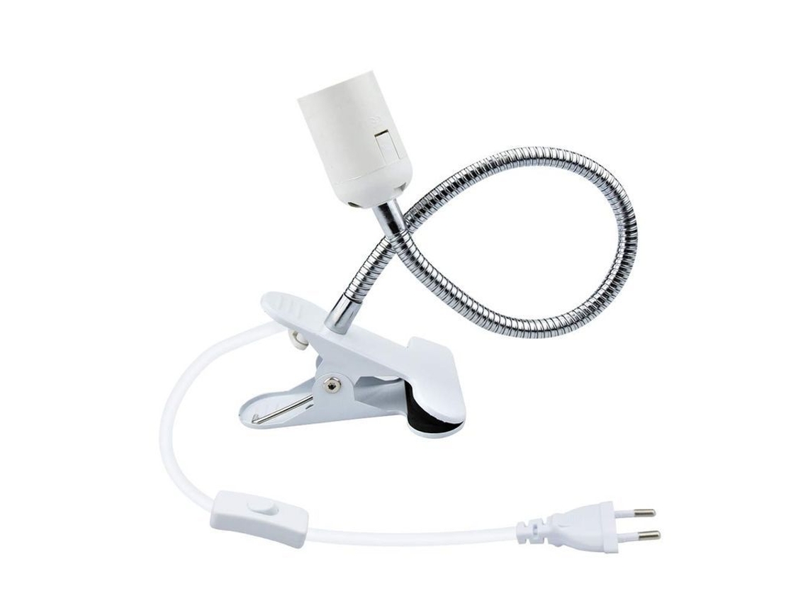 Base de Lâmpada com Clip e Interruptor Nova Line