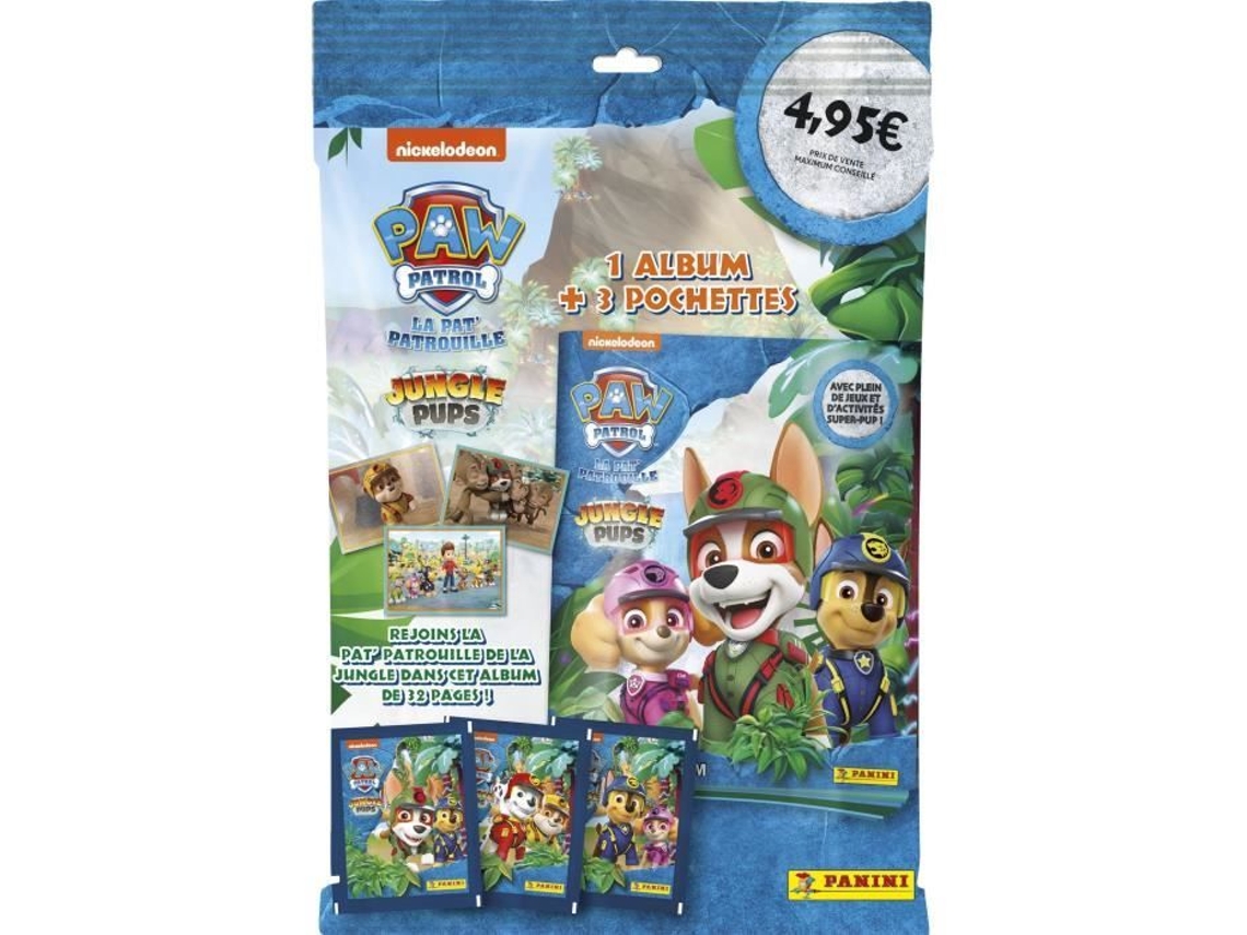 Álbum - PANINI - Paw Patrol Mission Jungle - 184 adesivos
