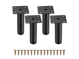 Pés Para Móveis, Em Metal, 10 Cm, Ajustáveis, Para Cadeiras, Mesas, Sofás