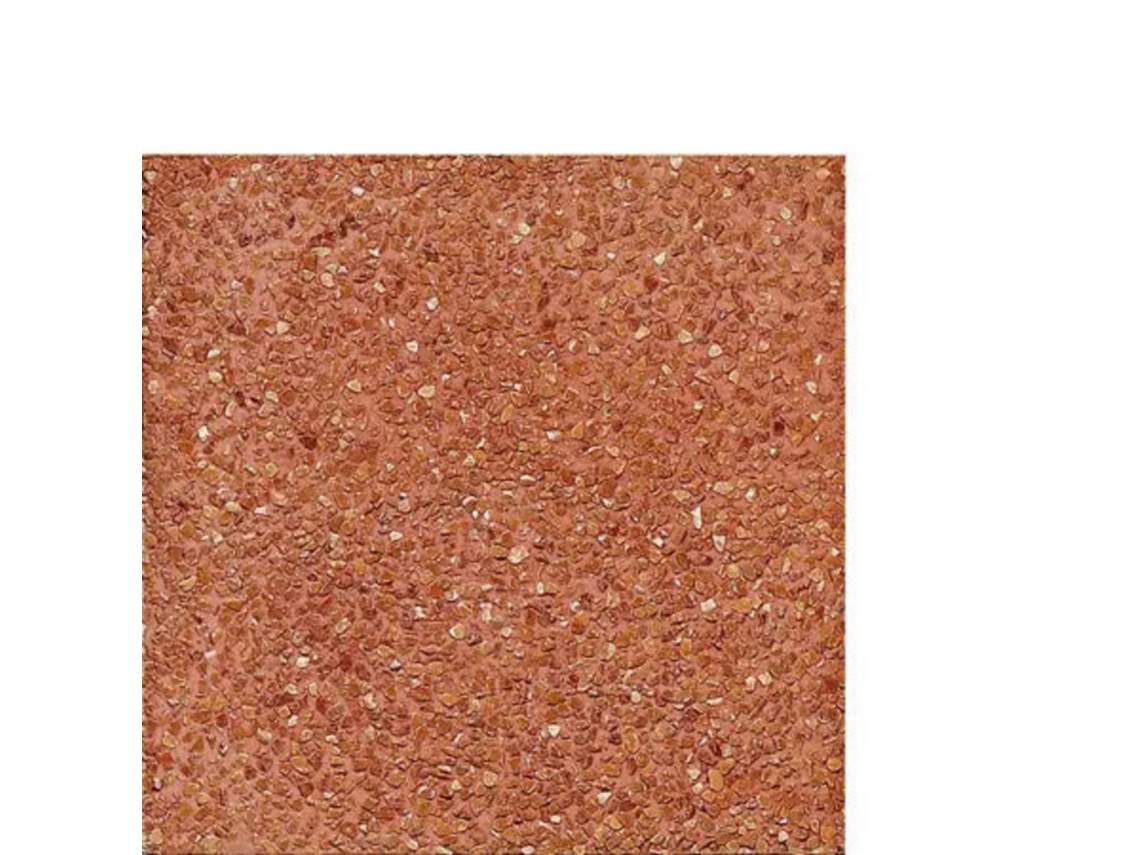 Terrazo De Brita Piedraviva Vermelho / Palete 75 Un (12 M2) / 40x40x4 Cm - Pedra Média