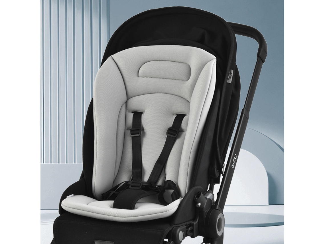 Almofada para Carrinho de Bebé, 70*44cm, Compatível com Maioria Dos Modelos, Cinzento PANOONA