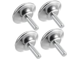 Tehaux Conjunto De 4 Pés Niveladores Ajustáveis Para Móveis, Ajustadores De Altura Com Parafusos Metal, Pés De Suporte