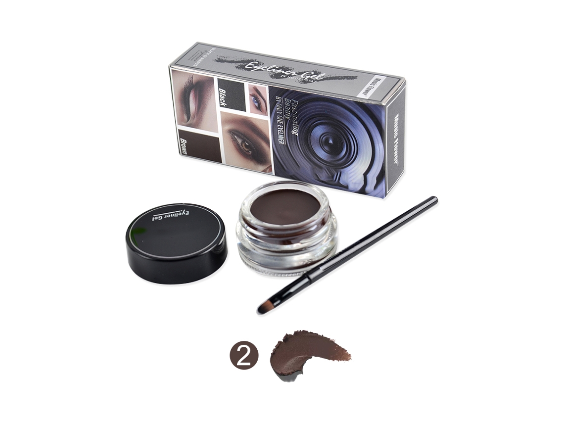 Creme De Eyeliner Tint Longo Duradouro À Prova D'água Não Derrama Com Textura Cremosa E Pincel Macio