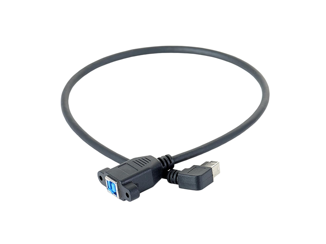 Cabo De Extensão Usb 3.0 B Industrial 20 Polegadas Para Montagem Em
