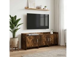 Vidaxl Gabinete Para Tv 130 X 33 X 47 Cm Carvalho Fumado