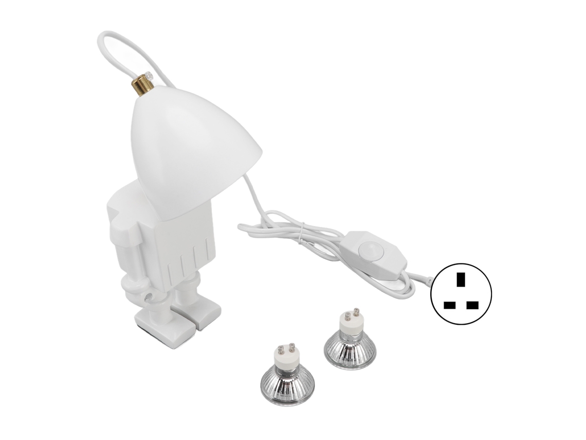 Aquecedor de velas robótico com luz regulável de 220 V e 35 W e lâmpada Gu10 de 110-240 V