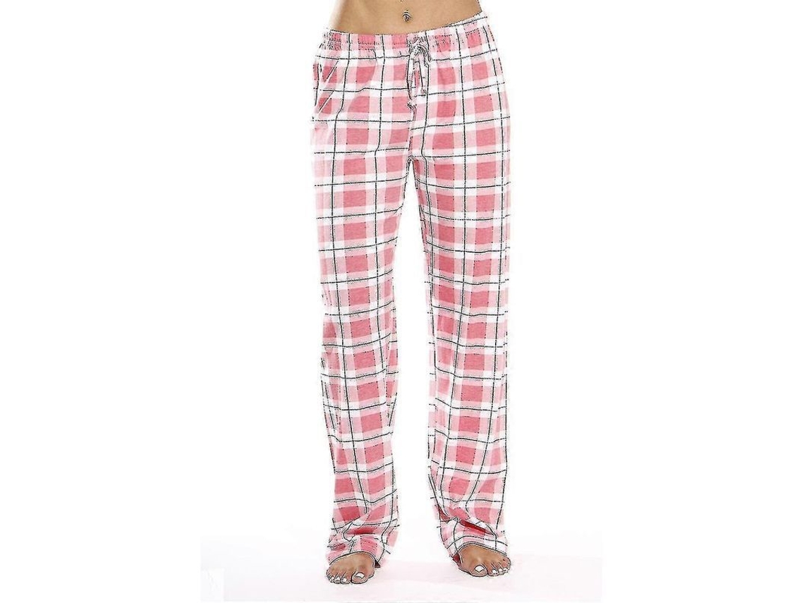 2026 pantalones de Pijama para Mujer Con Bolsillos Suaves de Franela a Cuadros Confortables Y Calientes